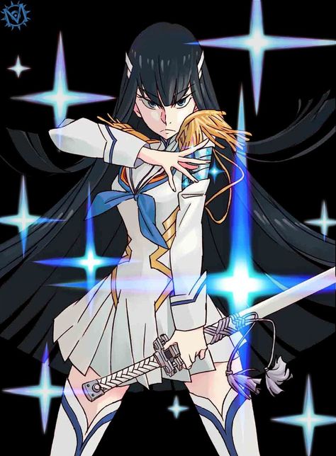 Kill La Kill Cosplay, Kill A Kill, Kill La Kill Art, 하울의 움직이는 성, Satsuki Kiryuin, Anime Decor, Kill La Kill, Gurren Lagann, Japanese Poster