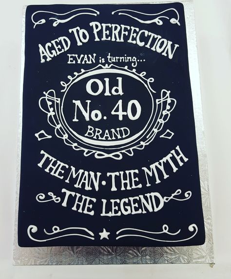 Vintage Aged To Perfection Cake, Age To Perfection Cake For Men, Aged To Perfection Cake For Men, Aged To Perfection Birthday Cake, Vintage Dude Birthday Party, Aged To Perfection Cake, 50th Birthday Party Ideas For Men, Birthday Beer Cake, Cake For Men