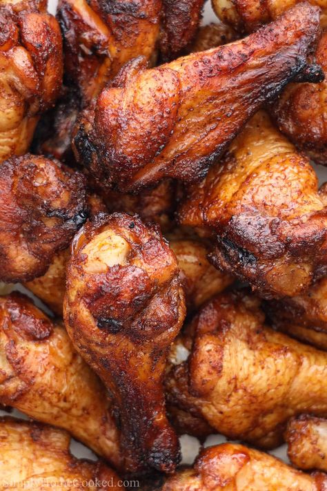 Smoked Wings Electric Smoker, Smoker Chicken Wings, Chicken Wings In Electric Smoker, Smoked Then Fried Chicken Wings, Smoked Chicken Wings Electric, Smoked Chicken Wings Pit Boss, Smoked Whole Chicken, Marinated Chicken Wings, Smoked Turkey Wings