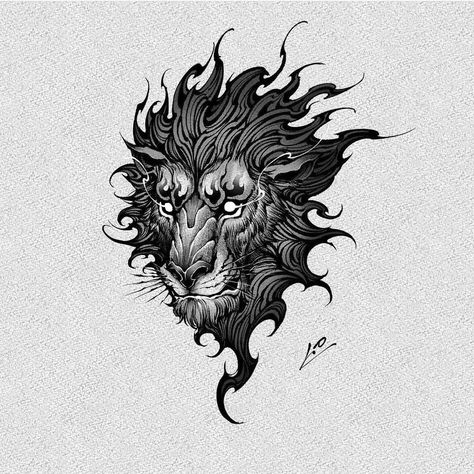 Owl Tattoo Wrist, Lion Hand Tattoo, Lion Art Tattoo, Cyberpunk Tattoo, Unique Tattoos For Men, Cool Tattoo Drawings, Samurai Tattoo Design, Rose Tattoos For Men, Lion Head Tattoos