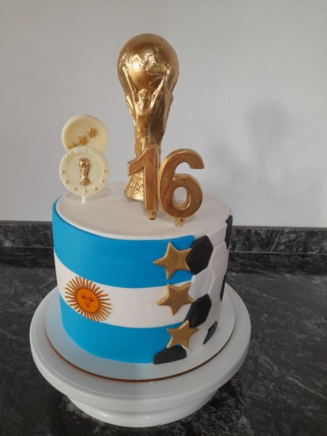 Messi Birthday, Soccer Birthday Cakes, Argentina World Cup, Lionel Messi Wallpapers, Soccer Birthday, Messi Argentina, Birthday Party Cake, Cute Cakes, Party Cakes