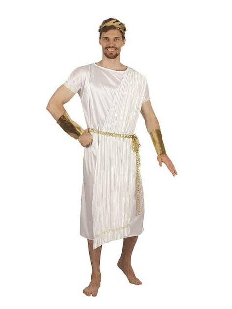 Greek God Outfit, Toga Greek, God Costume, Greek God Costume, Roman Toga, Outfit Male, Greek God, Greek Gods, Mens Costumes