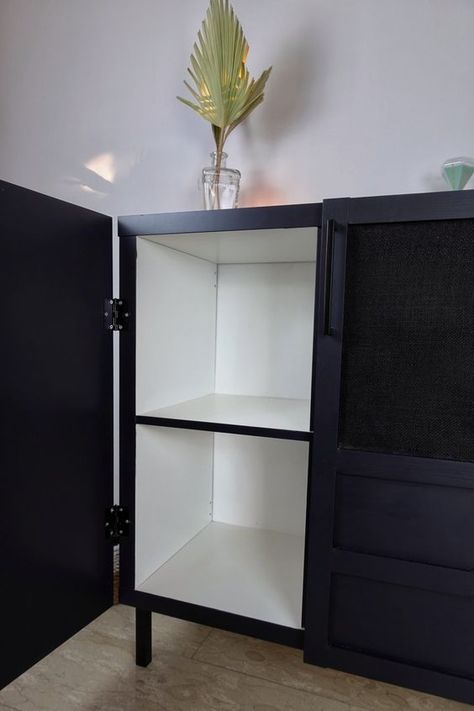 Industrial Ikea, Ikea Cube Shelves, Ikea Cubes, Ikea Sideboard, Armoire Ikea, Diy Cabinet Doors, Ikea Kallax Hack, Diy Home Interior, Mdf Doors