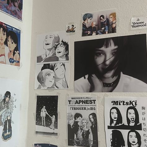 room decor, posters, new jeans, anime, manga, mitski, cute, room inspo, room ideas, kpop Nana Room Decor, New Jeans Anime, Manga Wall Room, Nana Poster, Cute Room Inspo, New Jeans Kpop, Room Decor Posters, 2024 Manifesting, Posters Kpop