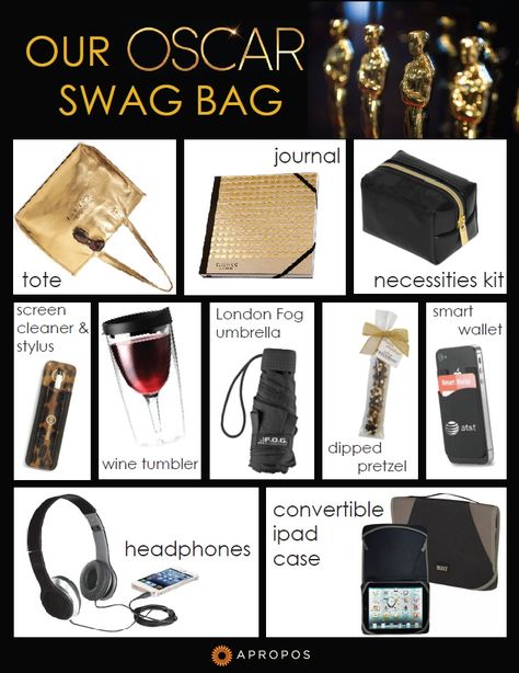 Ipad Headphones, Conference Planning, Swag Bags, Designer Cosmetic Bag, Movie Themed Party, Golf Event, Prom Gift, Womens Conference, Oscars Party