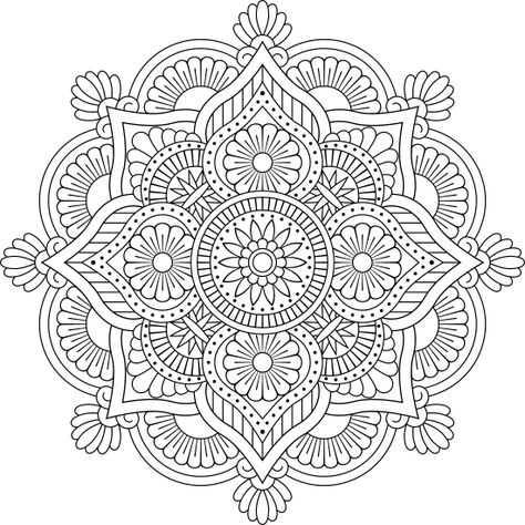 Mandala Coloring Pages Finished, Easy Mandala Coloring Pages, Mandala Coloring Pages Free Printable, Free Printable Mandala Coloring Pages, Mandala Outline, Flower Mandala Coloring Pages, Mandala Animal, Pumpkin Coloring Pages, Spring Coloring Pages