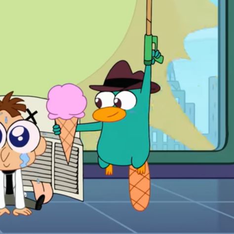 Perry The Platypus Icon, Phineas And Ferb Pfp, Parry The Platypus, Phineas And Ferb Perry, Phineas E Ferb, Perry The Platypus, Funny Rats, Phineas Y Ferb, Cartoon Profile Pictures