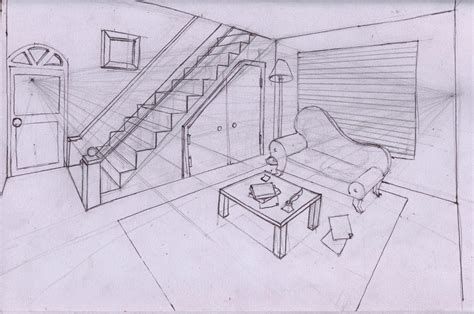 Room Perspective Drawing, Perspective Room, Two Point Perspective, Interior Design Sketchbook, Ap Drawing, Optical Illusion Drawing, Perspective Sketch, Human Body Drawing, Architecture Drawing Sketchbooks