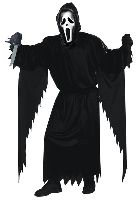 Adult Scream Costume Ghostface Costume, Scream Outfits, Scream Costume, Zombie Ghost, Teen Halloween, Horror Costume, Scary Halloween Costume, Zombie Costume, Costumes For Teens