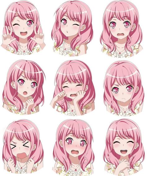 Aya Maruyama, Pastel Palettes, Dream Drawing, Pastel Palette, Face Expressions, All Things Cute, Pink Eyes, Winter Cards, Anime Best Friends