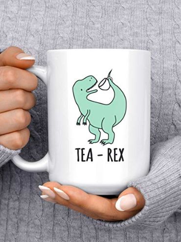 Funny Mug Designs, Cute Mug Ideas, Tea Rex Mug, Graphic Mugs, Designs For Mugs, Mugs Ideas, Tea Rex, Mugs Funny, Sarcastic Gifts