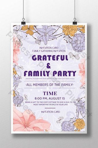 Fresh style family gathering invitation#pikbest#templates Family Gathering Invitation Card, Family Reunion Templates Free Printable, Halloween Party Night, Menu Design Template, Modern Halloween, Printable Invitation Templates, Halloween Poster, Family Party, Party Invites