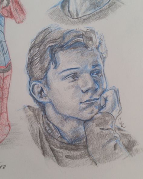 Sooooo cute Tom Holland, Art Work, Holland, My Art, Art