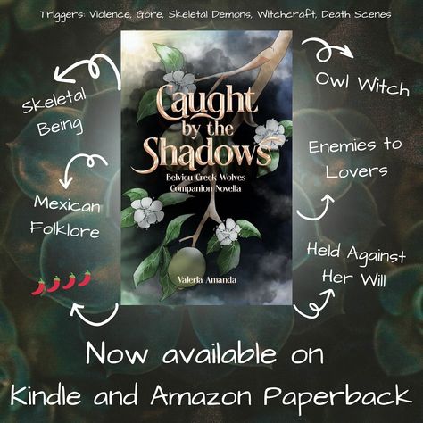 Book Review: 📚📚Caught by the Shadows 📚📚 @tex_mex_inkslinger ⭐️⭐️⭐️⭐️.5 🌶️🌶️🌶️🌶️ Dive into a thrilling tale that combines Mexican folklore with a touch of paranormal romance in a fresh and exciting way. In this unique story, El Cucuy, a legendary figure from Mexican folklore who also happens to be a cartel leader, holds Annaliese, a Lechuza, captive, using his formidable power to manipulate her. As Annaliese finds herself trapped in El Cucuy’s Hacienda in Mexico, she comes to realize the e... El Cucuy, Book Tropes, Mexican Folklore, Paranormal Romance Books, Read List, Fantasy Books To Read, Book Recs, Author Quotes, Books Aesthetic