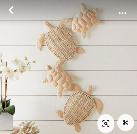 Sea Turtle Nursery, Coastal Dinnerware, Coastal Room Decor, Coastal Bedroom Furniture, Turtle Nursery, Beachy Room Decor, Swimming Sea, Corn Husks, Nautical Table