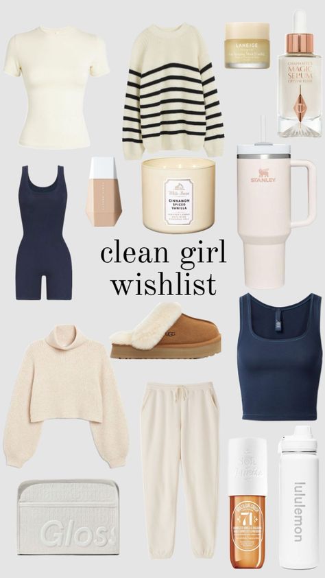 Girl Wishlist, Navy Outfits, Basic Girl Outfit, Inspo Makeup, Navy Girl, Basic Girl, Navy Outfit, Vanilla Girl, Minimalist Wardrobe