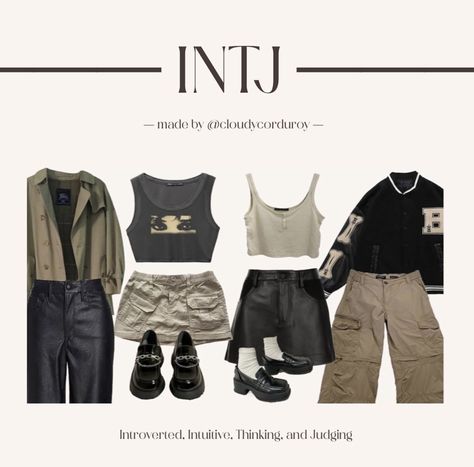 Intj Outfit Style, Intj Outfits Girl, Intj Aesthetic Outfit, Intj Aesthetics, Intj Core, Oc Fashion, Zodiac Personalities, Downtown Girl, Dark Academia Aesthetic