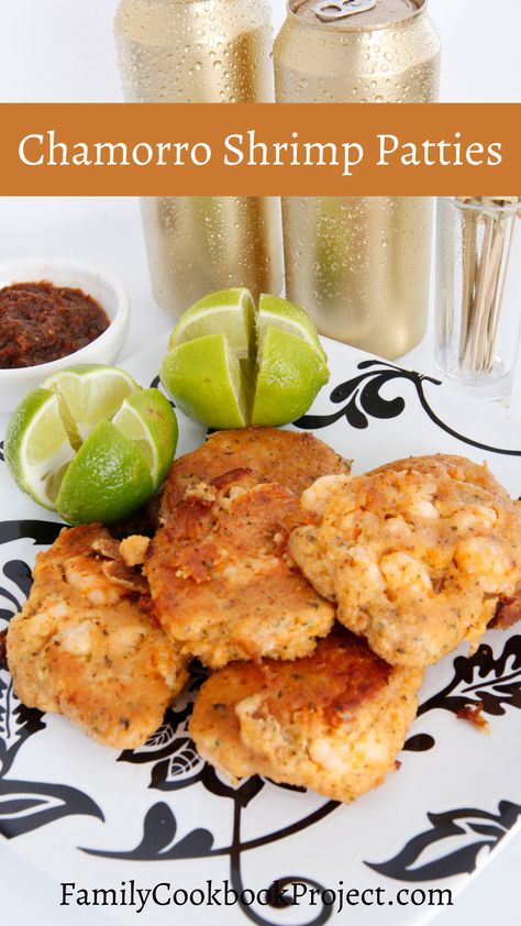 This recipe for Chamorro Shrimp Patties is from The Chamorita Momma's Kitchen Favorites Cookbook, one of the cookbooks created at FamilyCookbookProject.com. We'll help you start your own personal cookbook! It's easy and fun. Shrimp Patties, Family Cookbook Project, Create A Cookbook, Kitchen Favorites, Shrimp And Vegetables, Patties Recipe, Favorite Cookbooks, Family Cookbook, Mixed Vegetables