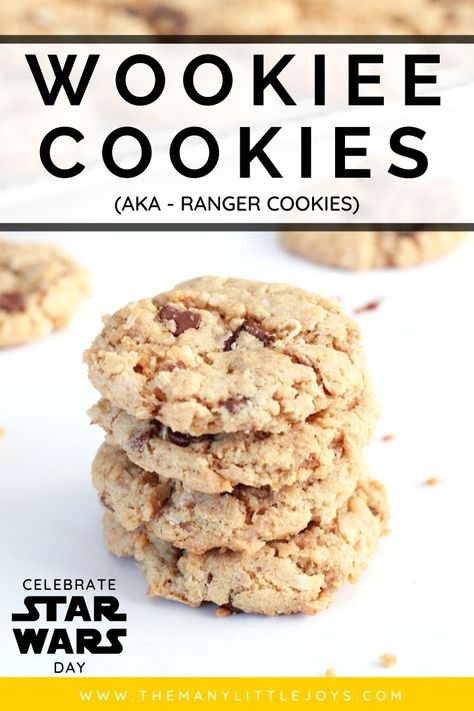 Farmstand Recipes, Star Wars Baking, Star Wars Dessert, Busy Morning Breakfast, Star Wars Snacks, Wookie Cookies, Ranger Cookies, Star Wars Cookies, Star Wars Food