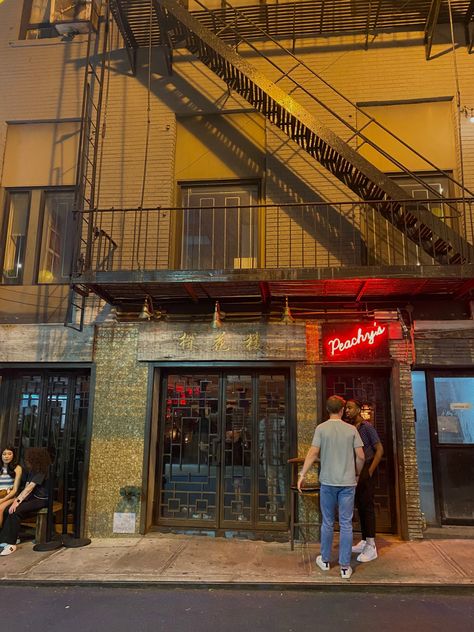 my favorite restaurant in nyc #nyc #restaurant #chinesetuxedo #dinnernyc #dinner #peachys #city Apartment Above Restaurant, Family Owned Restaurant Aesthetic, Chinese Tuxedo, Nyc Dinner, Vampire Book, Bloxburg Town, Restaurant Aesthetic, Life Vibes, Vampire Books