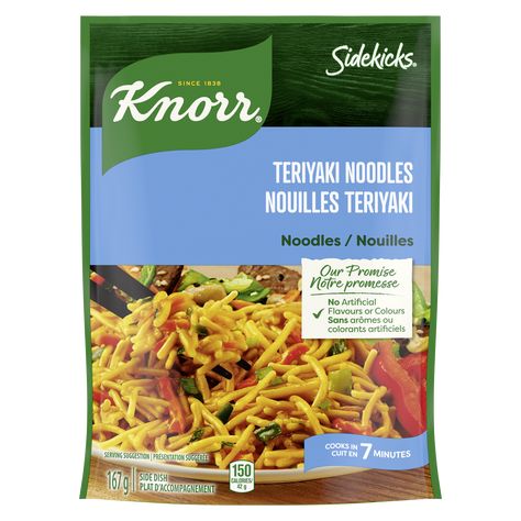 Beef Teriyaki Lo Mein | Knorr CA Teriyaki Lo Mein, Teriyaki Noodles Recipe, Classic Spinach Dip, Knorr Recipes, Teriyaki Noodles, Beef Teriyaki, Mexican Pork, Teriyaki Beef, Asian Beef