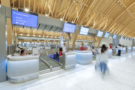 Check In Counter Design, Airport Check In Counter Design, Airport Design Interior, Airport Check In Counter, Bloxburg Airport, Airport Interior Design, Mactan Cebu International Airport, Airport Wayfinding, Airport Counter