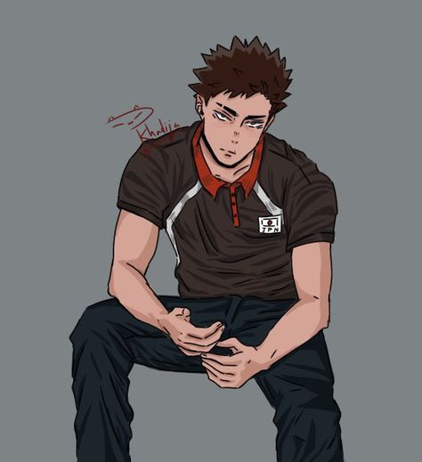 Iwaizumi Hajime Fanart, Hajime Fanart, Haikyuu Timeskip, Haikyuu Iwaizumi, Iwa Chan, Hajime Iwaizumi, Toru Oikawa, Aoba Johsai, Iwaizumi Hajime