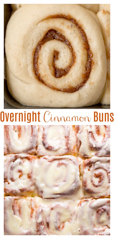 Overnight Cinnamon Buns Christmas Morning, Nature Recipes, Overnight Cinnamon Rolls, Fluffy Cinnamon Rolls, Baker By Nature, Cinnamon Rolls Easy, Best Cinnamon Rolls, Baking Stuff, Brunch Recipe