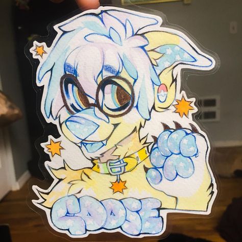 So I heard y’all want to see more of my badges! Badge for @goatb0nes thank you again for commissioning me ✨ . . #furrybadge #fursuit… Fursona Badge Ideas, Fursuit Badge Ideas, Fursuit Badges, Fursona Badge, Fursona Art, Badge Ideas, Canvas Drawing, Warrior Cats Art, Amazing Drawings