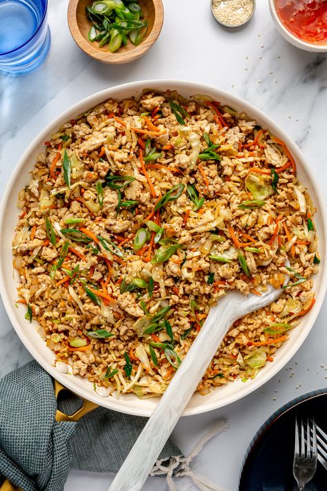 This one hits all my buzz words: one pot, protein rich, veggie heavy, 20 minutes, extremely delicious. These Egg Roll Bowls are ideal for a quick weeknight dinner, plus it makes great leftovers so it’s perfect for meal prep. If you’re really in a pinch, you can use 1/3-1/2 cup of Trader Joe’s Soyaki instead […] Egg Roll Bowls, Brocc Your Body, Eggroll In A Bowl, High Protein Dinner, Protein Dinner, Trader Joes Recipes, Sweet Potato Black Beans, Honey And Soy Sauce, Soup Dinner