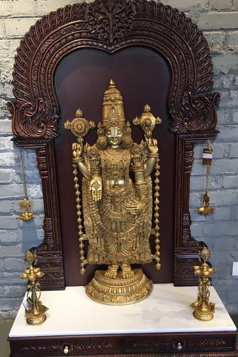 Excited to share the latest addition to my #etsy shop: Lord Tirupati Balaji Brass Statue with Wooden Temple and Vaishnav Symbol Lamp, Brass Shankh Chakra Diya Hanging, Big Large Size Home Mandir https://etsy.me/3PsPCRG #gold #srinivasastatue #lordtirupatibalaji #sriniv Radha Drawing, Lord Tirupati Balaji, Home Mandir, Tirupati Balaji, Wooden Temple, Lord Balaji, Indian Bridal Jewelry Sets, Brass Statues, Krishna Radha