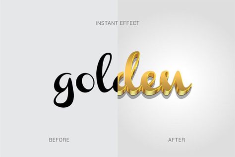 How to Create a Gold Effect in Illustrator Blending Techniques, Logo Tutorial, Gaussian Blur, Adobe Tutorials, Photoshop Video, Gold Gradient, Gold Effect, Adobe Illustrator Tutorials, Gold Text