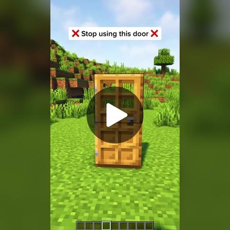 Auto Door in Minecraft! #minecraft #buildhacks #redstonebuilds #fyp | automatic door minecraft | TikTok Automatic Door, Sweater Weather, Speed Up, How To Make An, Make Your Day, Minecraft, The Neighbourhood, Make Your