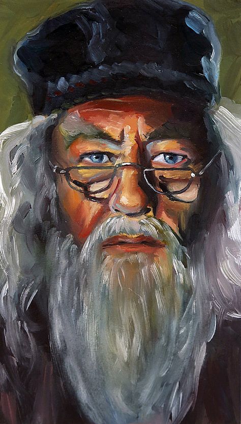 Harry Potter Portraits, Harry Potter Art Drawings, Harry Potter Painting, Cute Harry Potter, Harry Potter Drawings, Albus Dumbledore, Harry Potter Wallpaper, Small Canvas Art, Harry Potter Fan Art