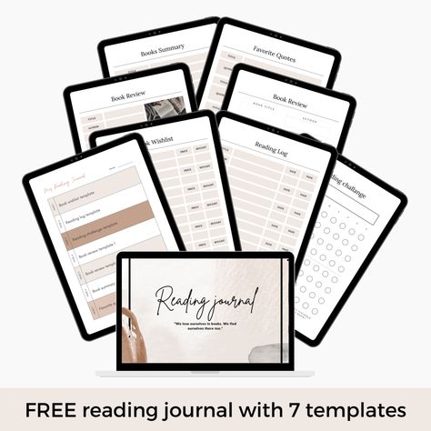 Free Reading Journal And Other Printables For Book Lovers Reading Journal Template Free, Book Review Template Free Printable, Reading Journal Template Free Printables, Free Reading Journal, Kate Morton Books, Reading Journal Template, Good Thriller Books, Cute Printables, Reading Journals