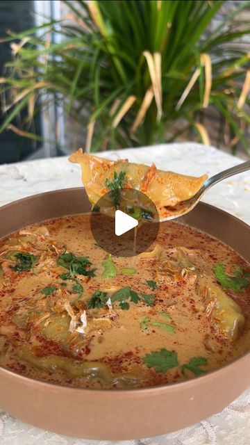 prunch | priyansh parekh on Instagram: "one pot red curry dumpling soup x

ingredients 
2 tbsp thai red curry paste
2 cups water
1 can coconut milk (1 1/2 cup)
1 tbsp soy sauce
1/3 cup edamame
8 frozen dumplings
salt to taste

-garnish
fried onions
chopped fresh coriander

#veganfoodshare #veganrecipes #veganfood #veganeats #vegan #onepot #onepotmeal #dumplings #dumplingsoup #lazydinner #easydinner #thairedcurry" Thai Red Curry Paste, Fall Feast, 2023 Food, Lazy Dinners, Dumpling Soup, Frozen Dumplings, Meat Free Recipes, Dumplings For Soup, Lunch Idea