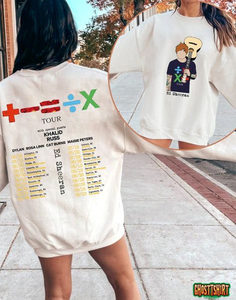 Ed Sheeran Merch, Ed Sheeran Concert Outfit Ideas 2023, Ed Sheeran Shirt, Ed Sheeran Tour, Ed Sheeran Mathematics Tour, Ed Sheeran T Shirt, Ed Sheeran Concert, Ed Sheeran Love, Gift For Your Bestie