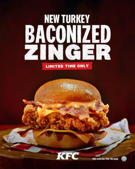 Kfc Burger Ads, Kfc Social Media Design, Kfc Burger, Burger Ads, Pizza Poster, Kfc Recipe, Pizza Burgers, Food Memes, Ads Design