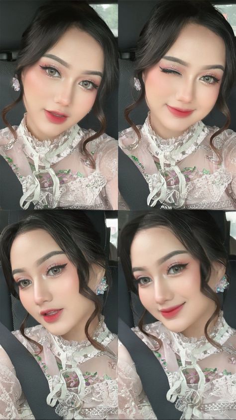 Make Up Looks Graduation, Look Make Up Korea, Look Make Up, Makeup Pengantin Natural, Douyin Graduation Makeup, Make Up Wedding Korea, Makeup Graduation Ideas, Make Up Korea Natural, Makeup Wisuda Natural