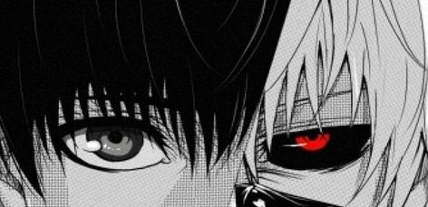 Tokyo Ghoul Kaneki, Kaneki Ken, Tokyo Ghoul, Tokyo, Red, Anime, Hair, Black