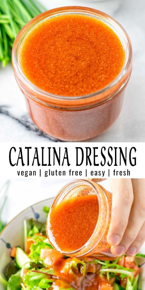 Catalina Dressing Recipes, Vegan Salad Dressing Recipes, Catalina Dressing, Metabolism Foods, Nutritional Yeast Recipes, Healthy Dressing, Quick Delicious Meals, Vegan Salad Dressing, Vegan Dressing