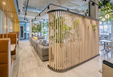 Office Divider Ideas, Office Partition Ideas, Green Office Design, Biophilic Office, Eco Office, Sustainable Furniture Design, Office Screens, Office Dividers, Coworking Office