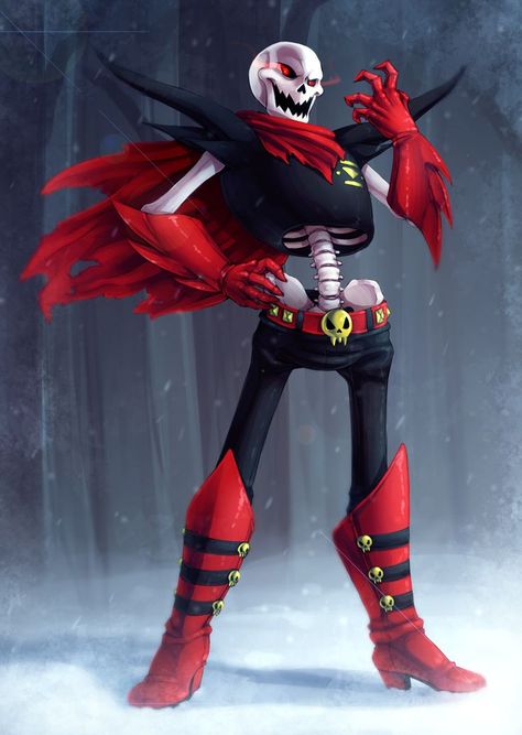 Underfell!Papyrus Underfell Papyrus, Underswap Papyrus, Papyrus Undertale, Undertale Game, Sans And Papyrus, Undertale Pictures, Undertale Sans, Undertale Art, Undertale Fanart