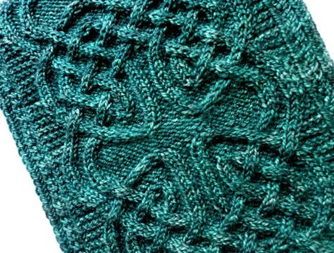 Beautiful free celtic pattern knitted cowl with info on also creating a scarf or anything else with this pattern. So gorgeous!! Cable Knitting, Celtic Patterns, Knitting Magazine, Knit Stitch Patterns, Free Knitting Pattern, Knitting Accessories, Knitting Techniques, Knit Or Crochet, Knitting Inspiration