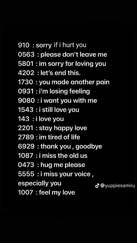 Secret Codes To Say I Love You, Instagram Password Ideas, Aesthetic Password Ideas, Password Ideas Numbers, Money Emoji, Study Schedule Template, Words For Best Friend, Hug Me Please, I Miss Your Voice