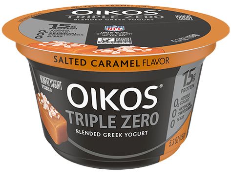 Noosa Pumpkin Yogurt Recipe, Flavoring Plain Greek Yogurt, Oikos Triple Zero, Oikos Greek Yogurt, Low Sugar Yogurt, Oikos Protein Yogurt, High Protein Yogurt, Sugar Free Yogurt, Food Nutrition Facts