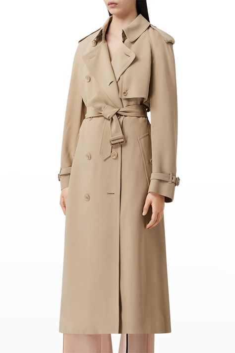 Trench Coat Burberry, Burberry Outfit, Burberry Trench, Burberry Trench Coat, Double Breasted Trench Coat, Belted Trench Coat, Burberry Women, Neiman Marcus, Double Breasted