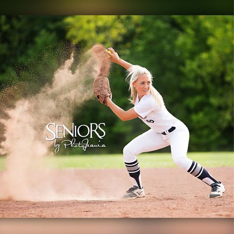 One of our favorite softball senior pictures ideas. Getting the dust trail just right isn't as easy as it looks. Model: Brianna Pizzurro, Hilliard, Ohio. Pick Up Artist, Softball Pictures Poses, Softball Picture, Baseball Senior Pictures, Softball Photography, Senior Pictures Ideas, Softball Photos, Softball Senior Pictures, Senior Softball