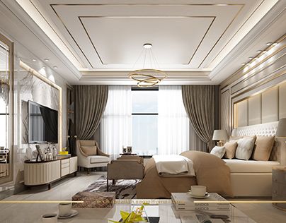 Modern Style Bedroom, Modern Luxury Bedroom, Modern Bedroom Interior, Luxury Bedroom Design, Bedroom False Ceiling Design, Ceiling Design Bedroom, Luxury Bedroom Master, Bedroom Bed Design, Elegant Bedroom