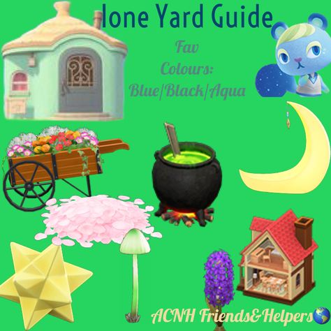 Acnh Cally Yard Guide, Deirdre Yard Guide Acnh, Chrissy Yard Guide Acnh, Katt Yard Guide Acnh, Azalea Yard Guide Acnh, Ione Yard Guide Acnh, Acnh Ione Yard, Animal Crossing, Yard